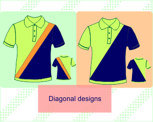 Diagonal stripes