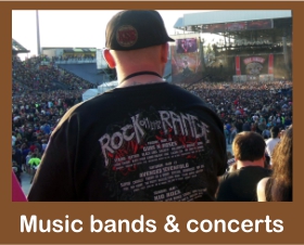 Musical events & rock shows